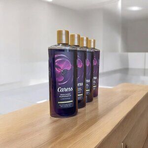 Caress Body Wash 18 Ounce Black Orchid & Patchouli Oil 4 Pack